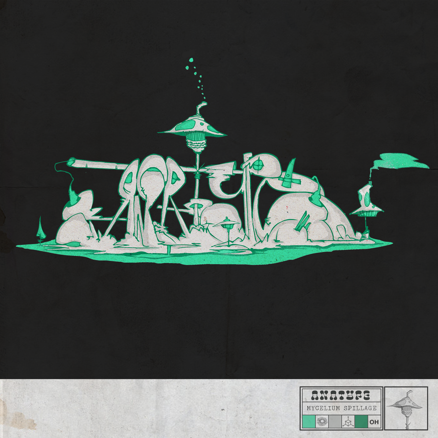 AAB:β MYCELIUM SPILLAGE UNISEX T-SHIRT