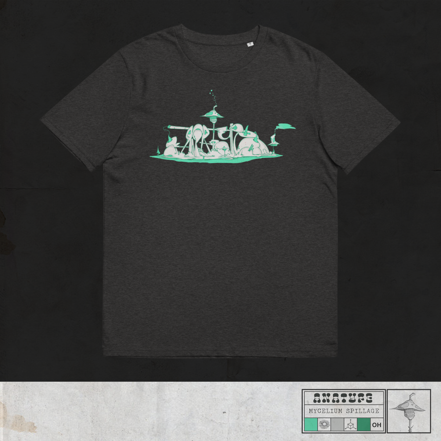 AAB:β MYCELIUM SPILLAGE UNISEX T-SHIRT