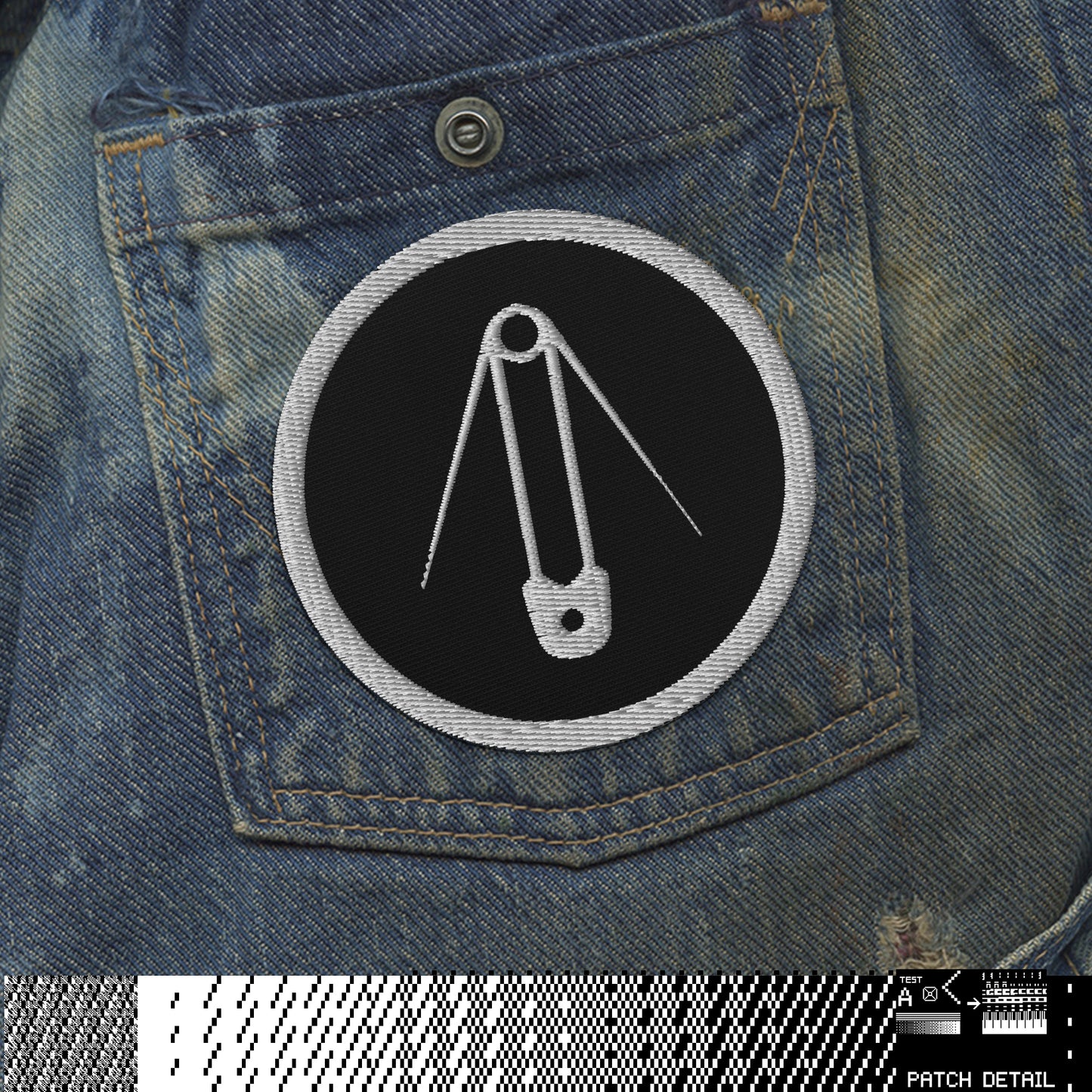 Patch bordado X aNAtYPe ░░░▒▒▒░░